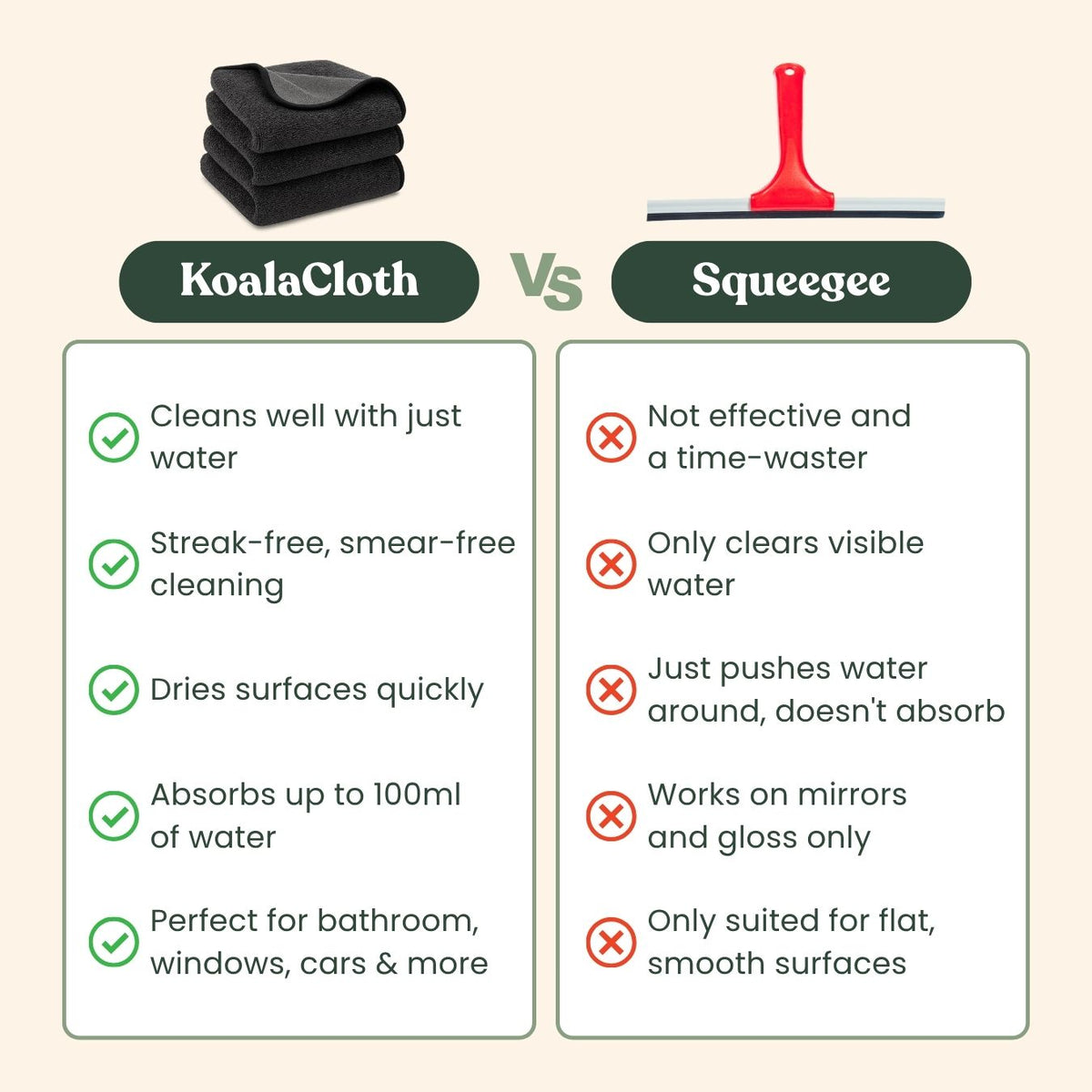 KoalaCloth MINI (20x30cm) – For Small Jobs & Tight Spots