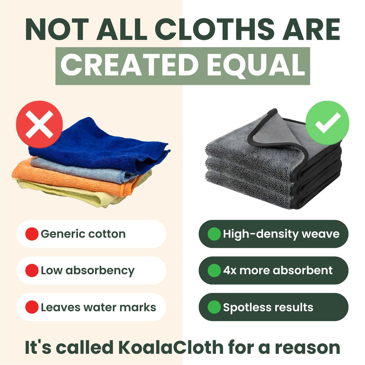 KoalaCloth MINI (20x30cm) – For Small Jobs & Tight Spots